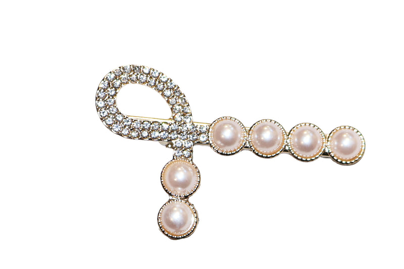 Ribbon Pearl Clip