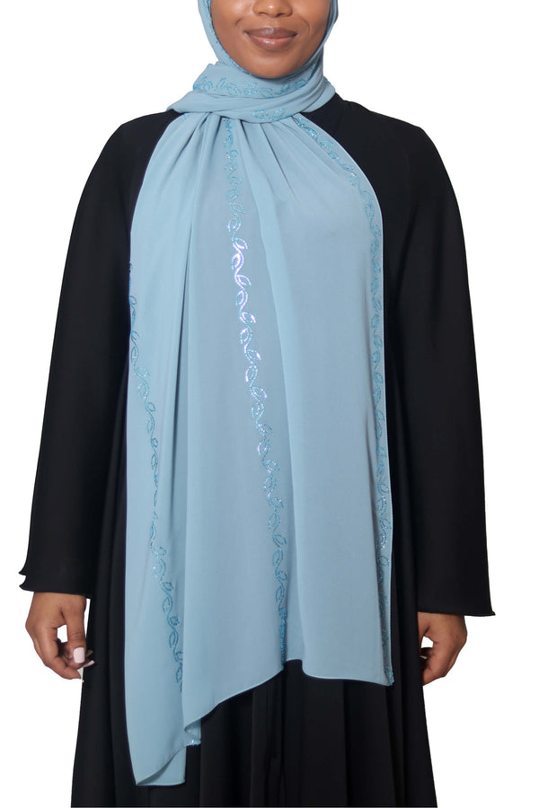 Serene in Lady Blue | Al Shams Abayas_2
