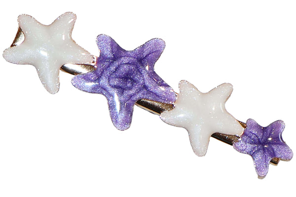 Shimmer Stars Clip - Purple