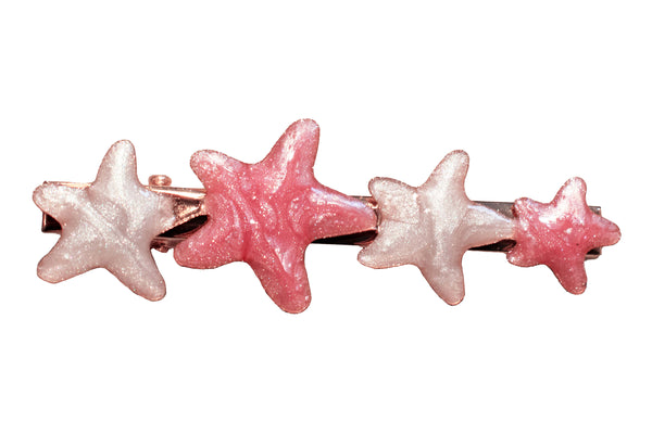 Shimmer Star Clip - Pink