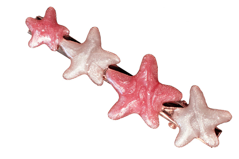 Shimmer Star Clip - Pink