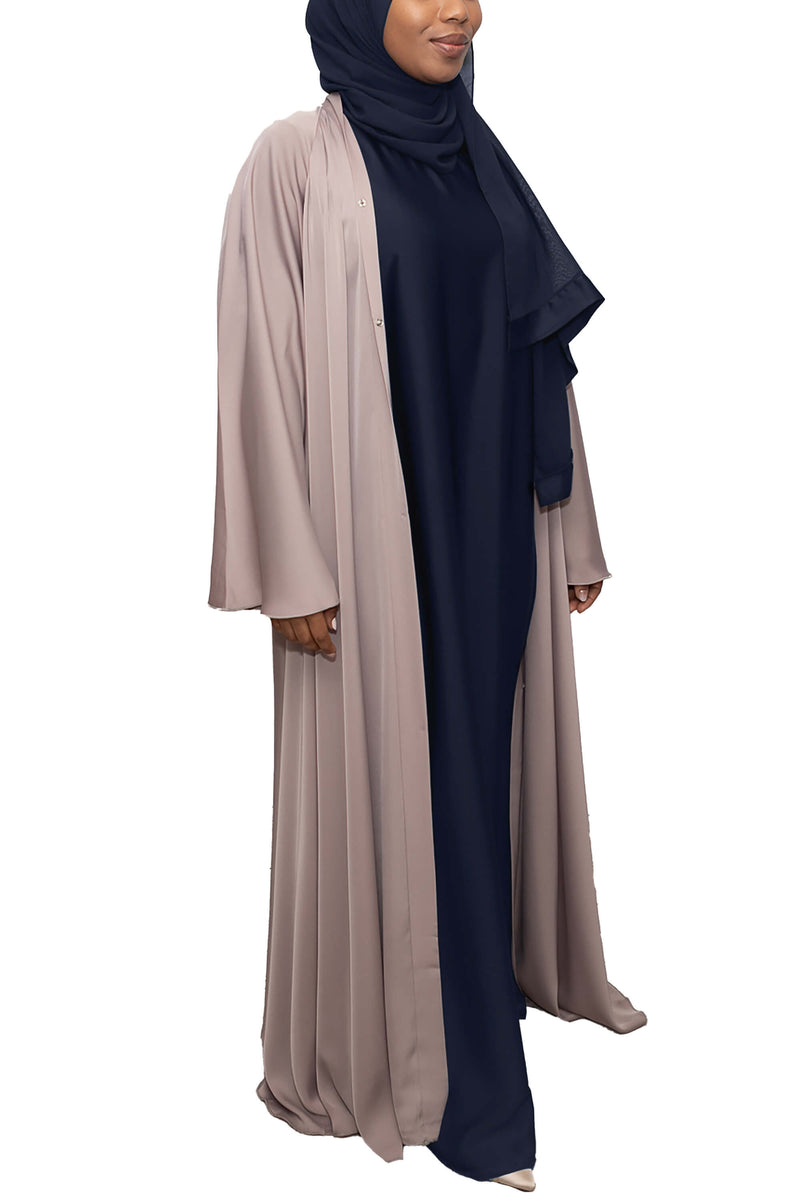 Short Sleeve Dress in Navy | Al Shams Abayas_6
