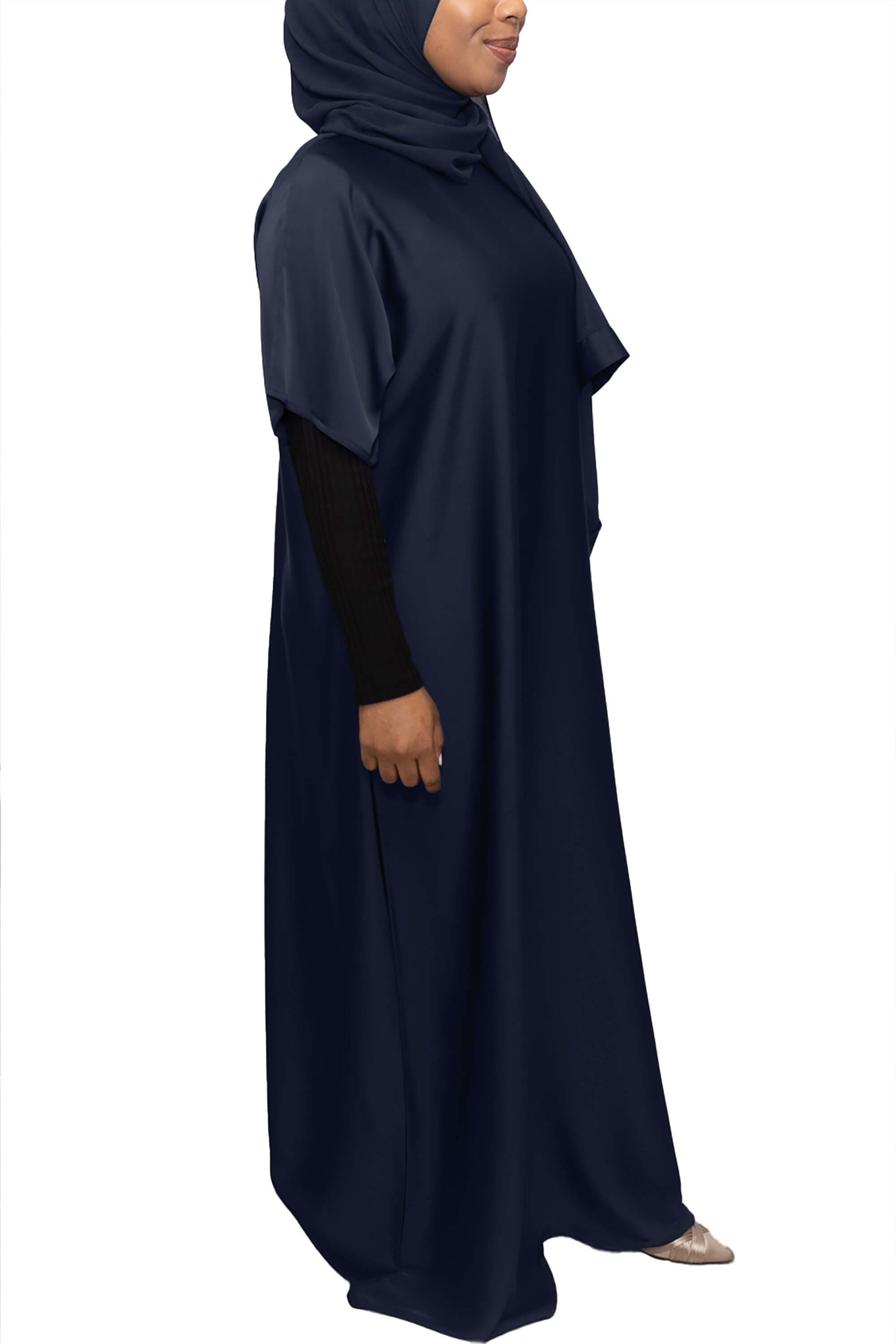 Short Sleeve Dress in Navy 56