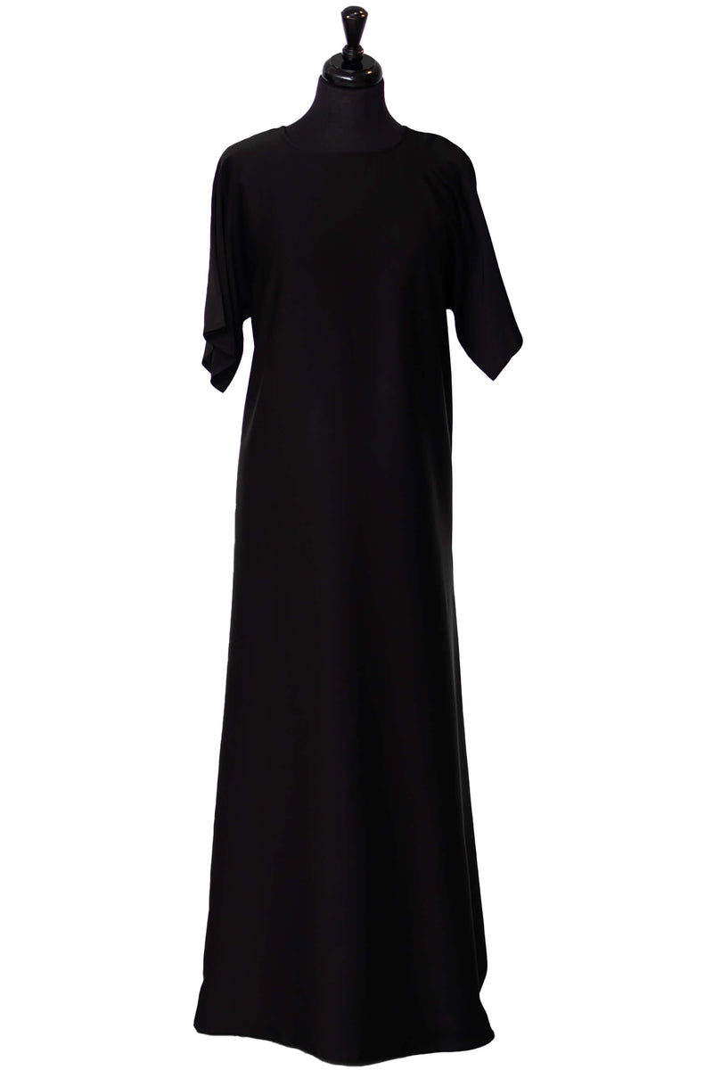 Short Sleeve Dress in  Black