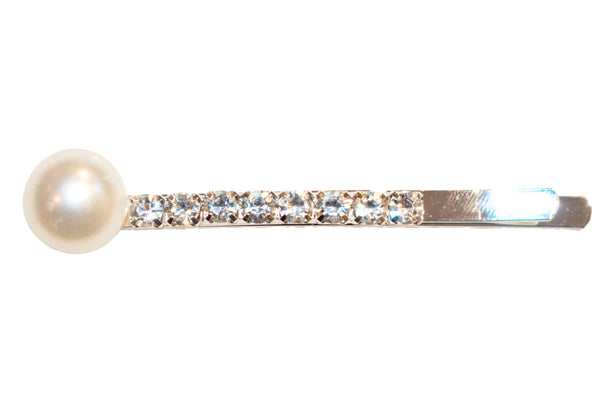 Simple Bling Pearl Pin