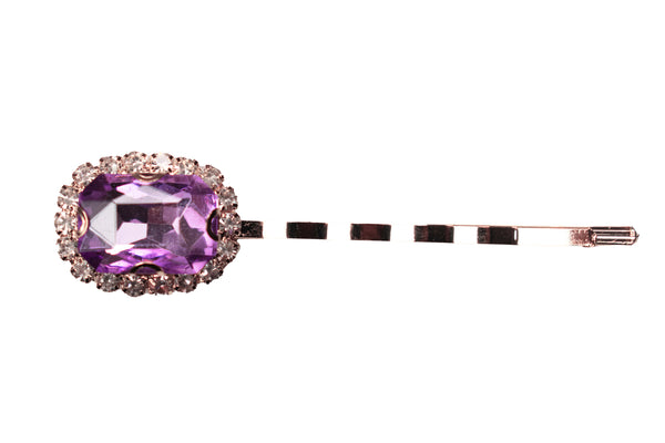 Lavender Crystal Pin