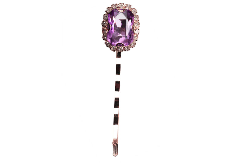 Lavender Crystal Pin
