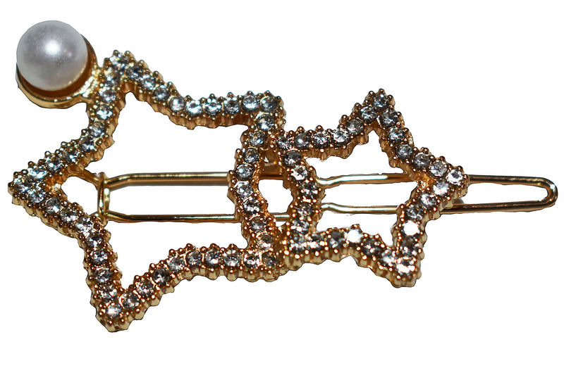 Double Bling Star Barrette