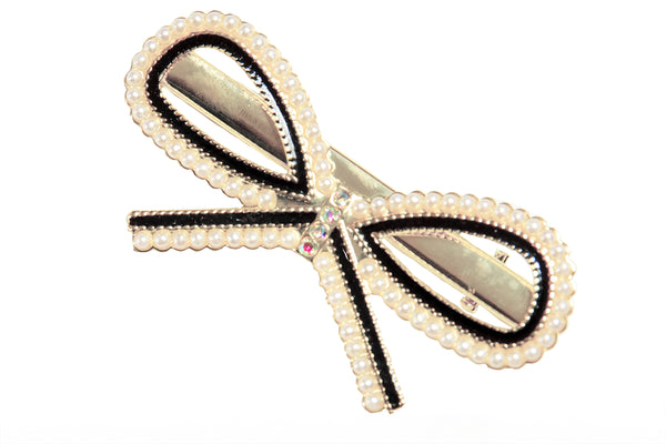 Pearl Bowtie Clip