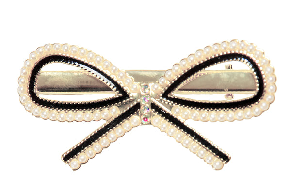 Pearl Bowtie Clip