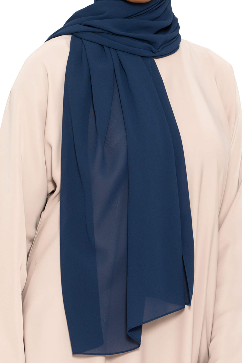 Essential Hijab Navy | Al Shams Abayas 13