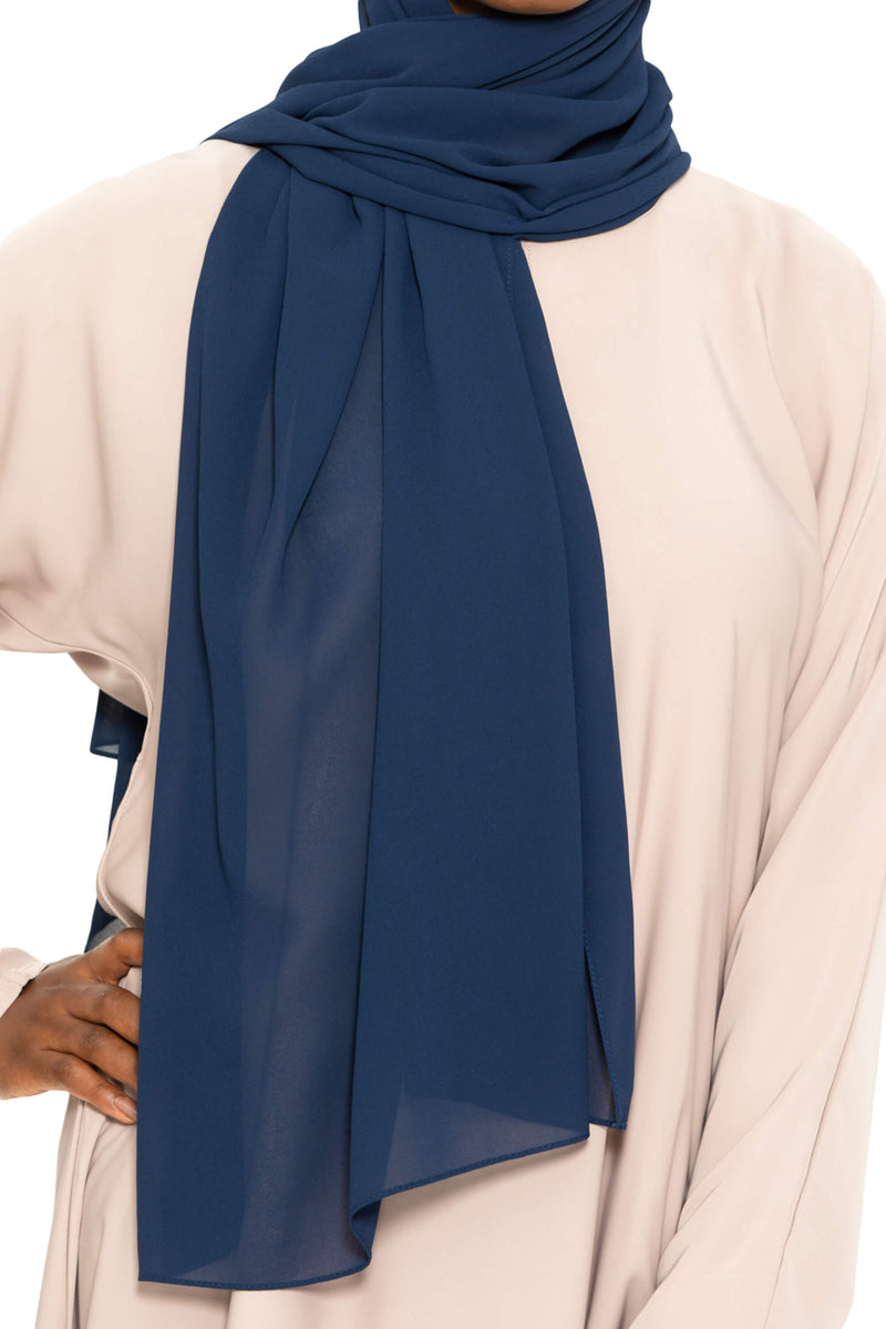 Essential Hijab Navy | Al Shams Abayas 15