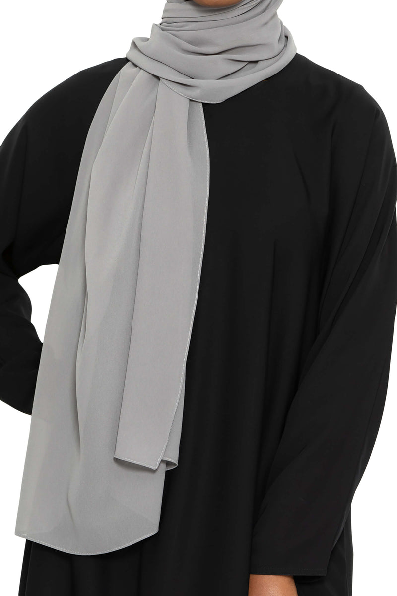 Essential Hijab Grey | Al Shams Abayas 6