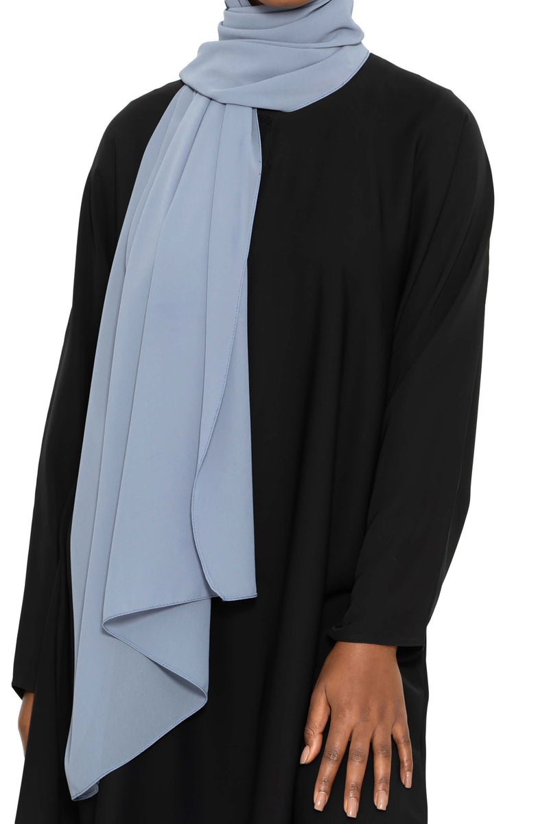 Essential Hijab Dusty blue | Al Shams Abayas 3