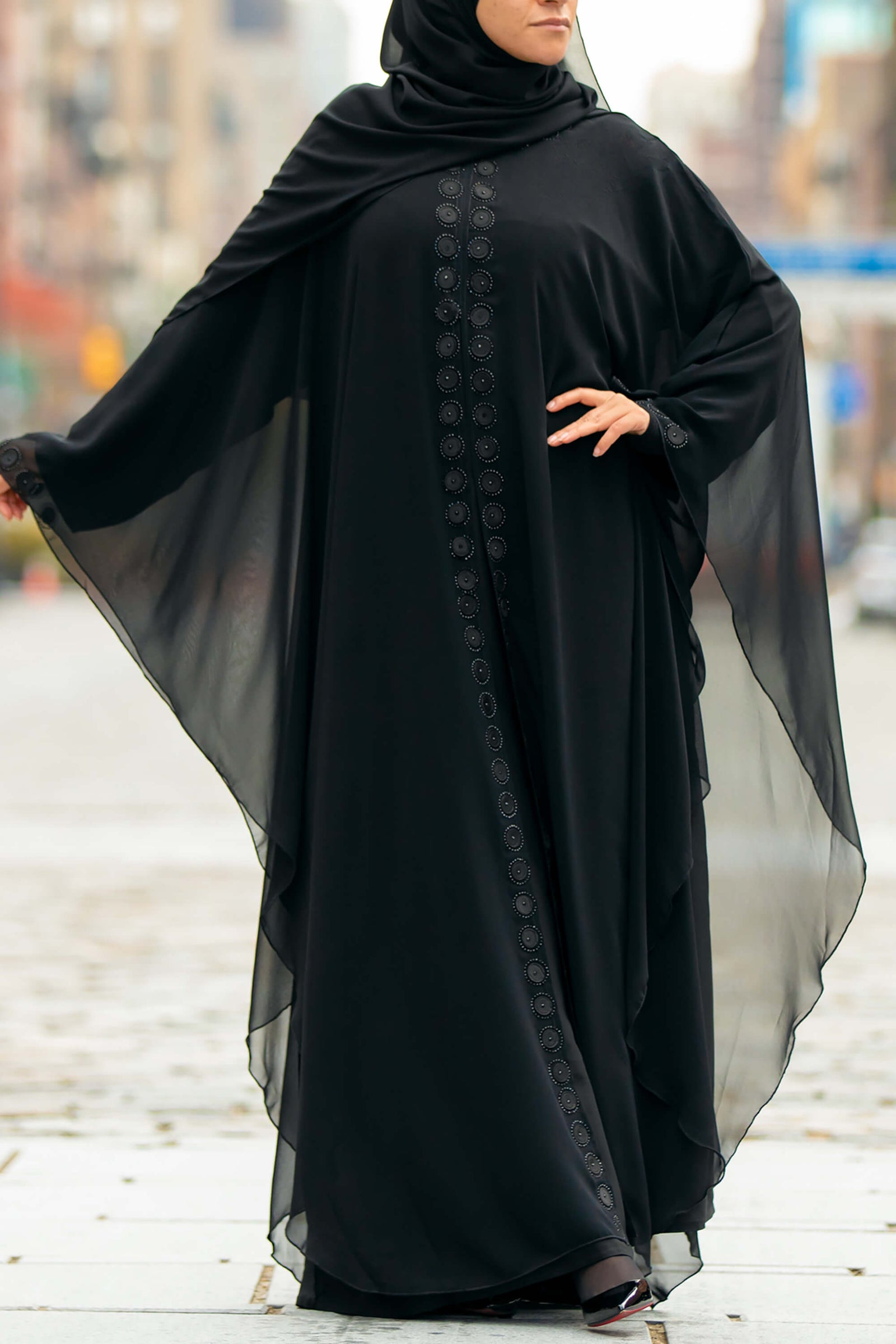 sahane hijab and abaya
