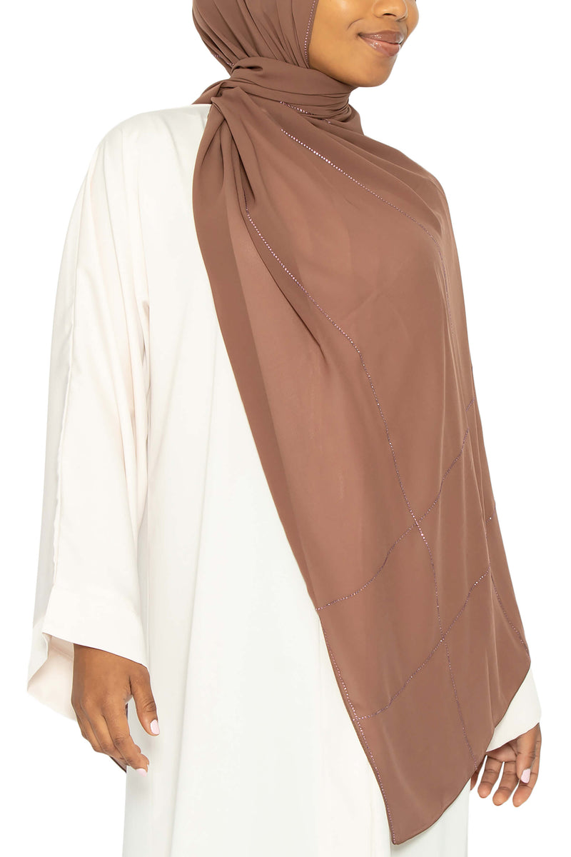 City Girl in Mocha Rose | Al Shams Abayas 4