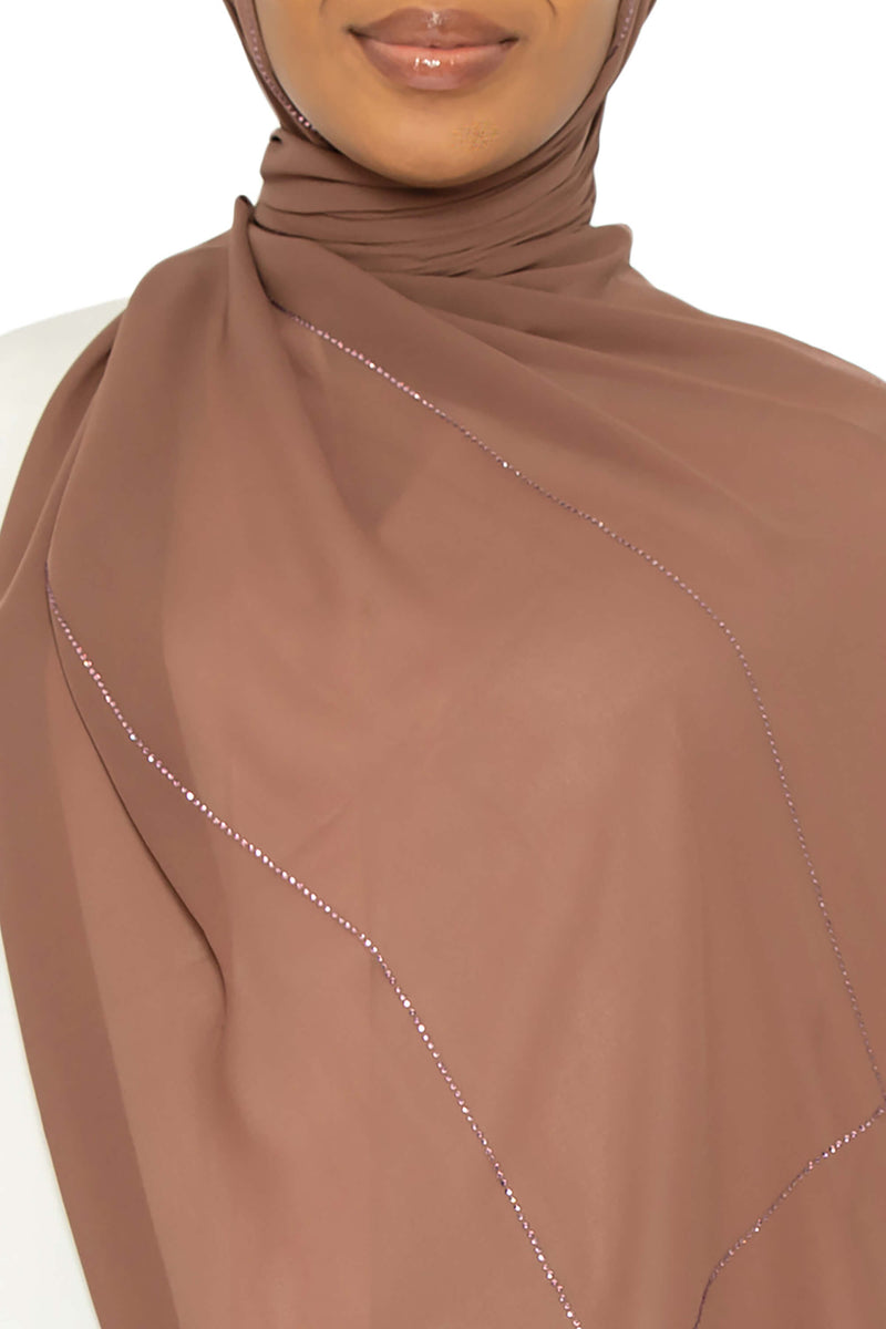 City Girl in Mocha Rose | Al Shams Abayas 8