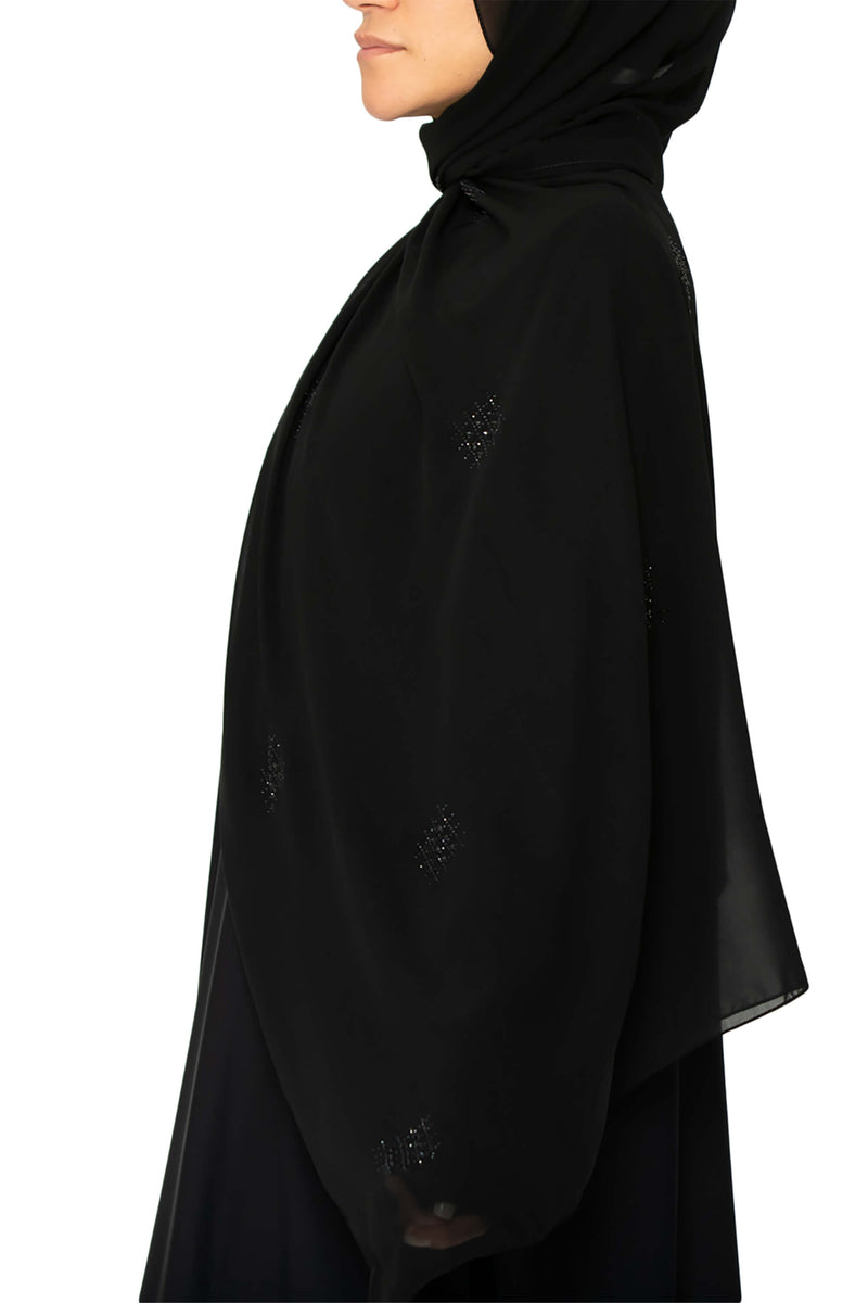Classy Babe in Classic Black | Al Shams Abayas 8