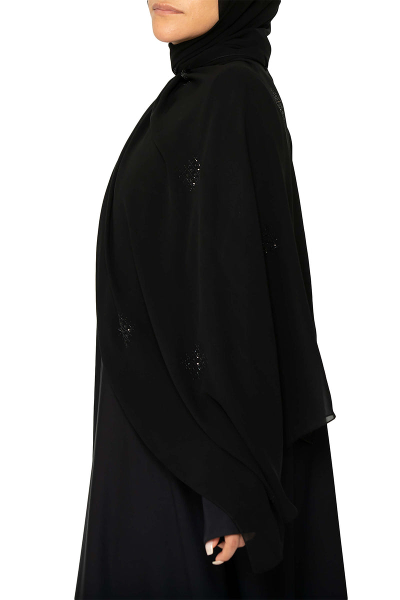 Classy Babe in Classic Black | Al Shams Abayas 2