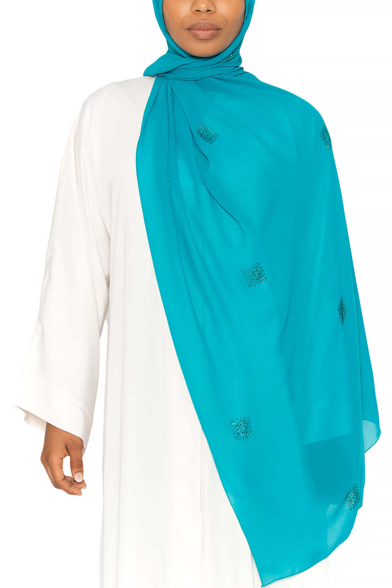 Classy Babe in Turquoise | Al Shams Abayas 1