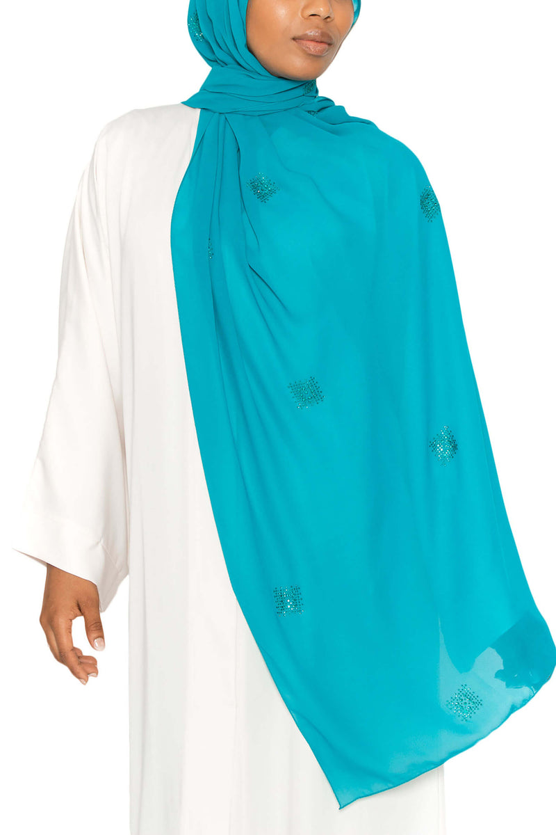 Classy Babe in Turquoise | Al Shams Abayas 3