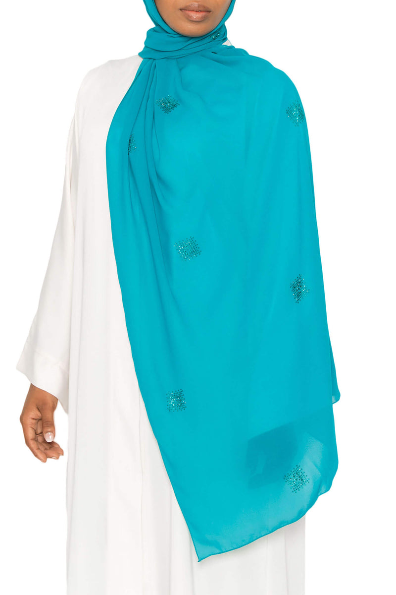 Classy Babe in Turquoise | Al Shams Abayas 2