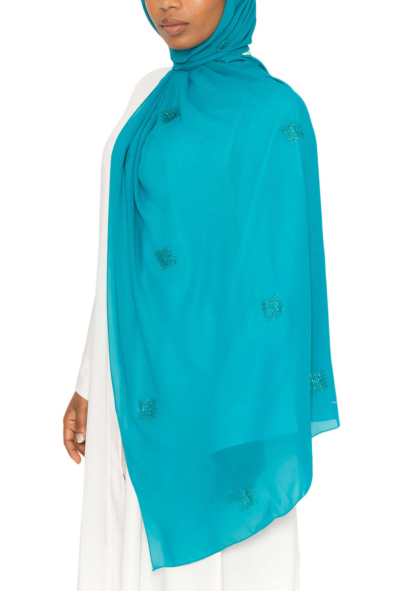 Classy Babe in Turquoise | Al Shams Abayas 4