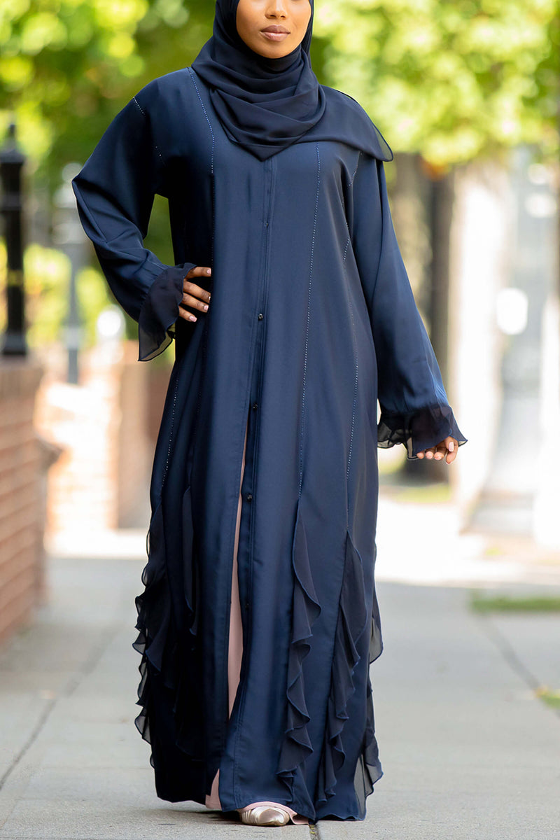 Corrina Abaya in Navy | Al Shams Abayas 2