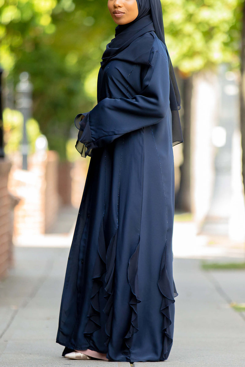 Corrina Abaya in Navy | Al Shams Abayas 3