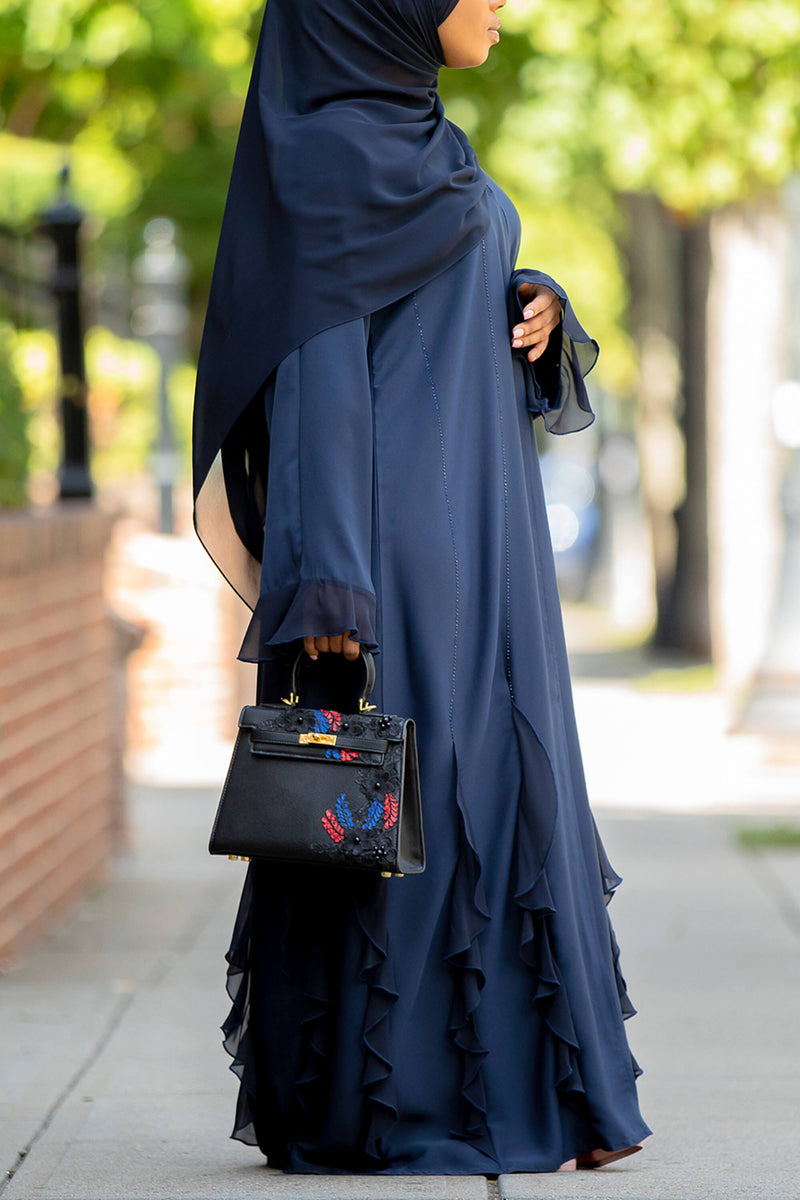 Corrina Abaya in Navy | Al Shams Abayas 6