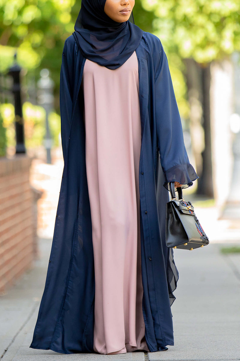 Corrina Abaya in Navy | Al Shams Abayas 8