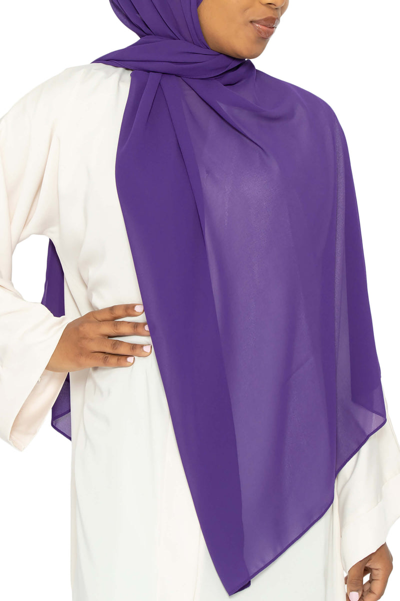 Essential Hijab Violet | Al Shams Abayas 5