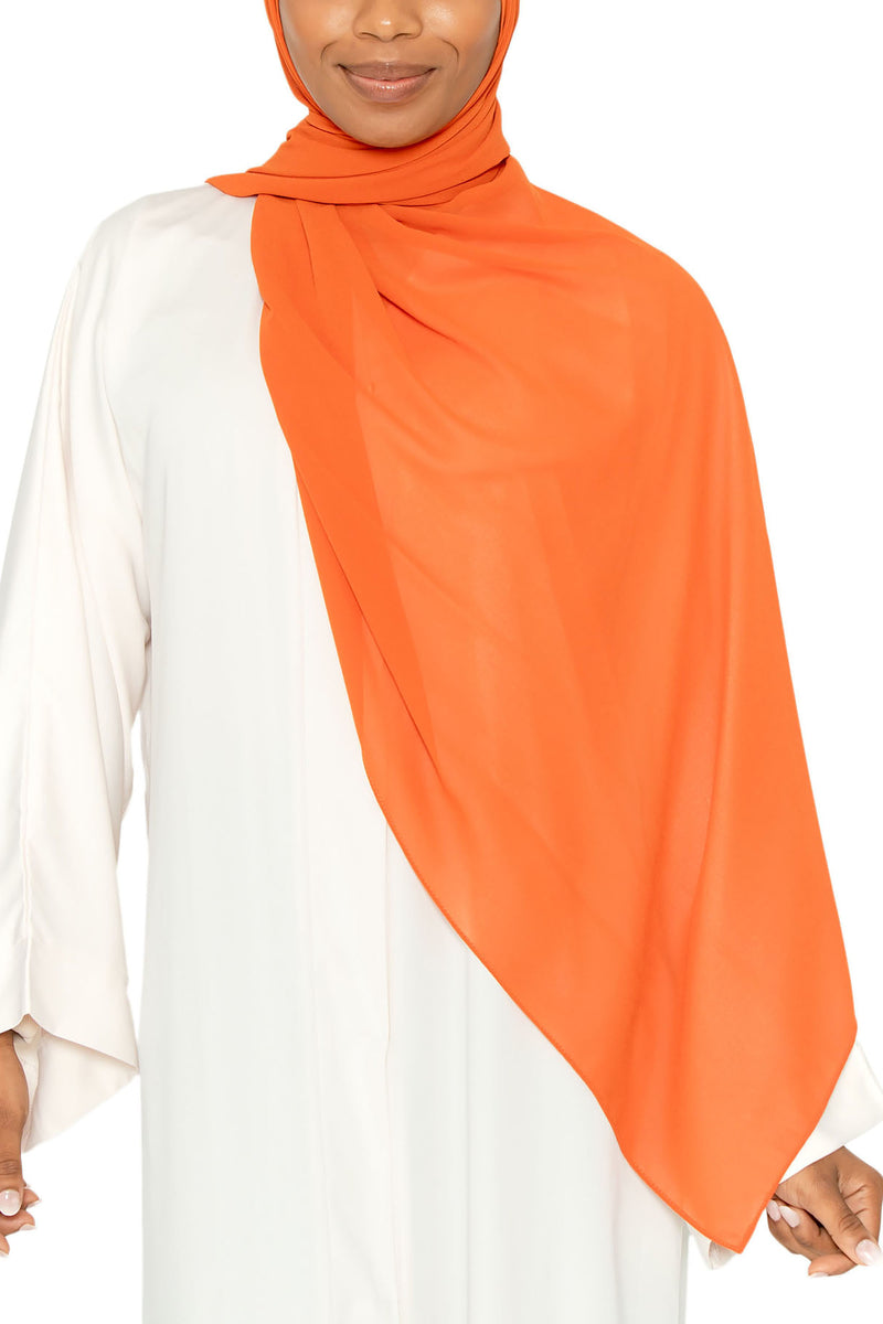 Essential Hijab Fiery Orange | Al Shams Abayas 2