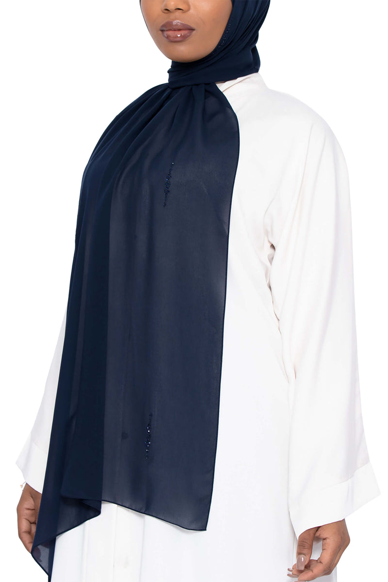 Honey Dip in Deep Navy | Al Shams Abayas 2