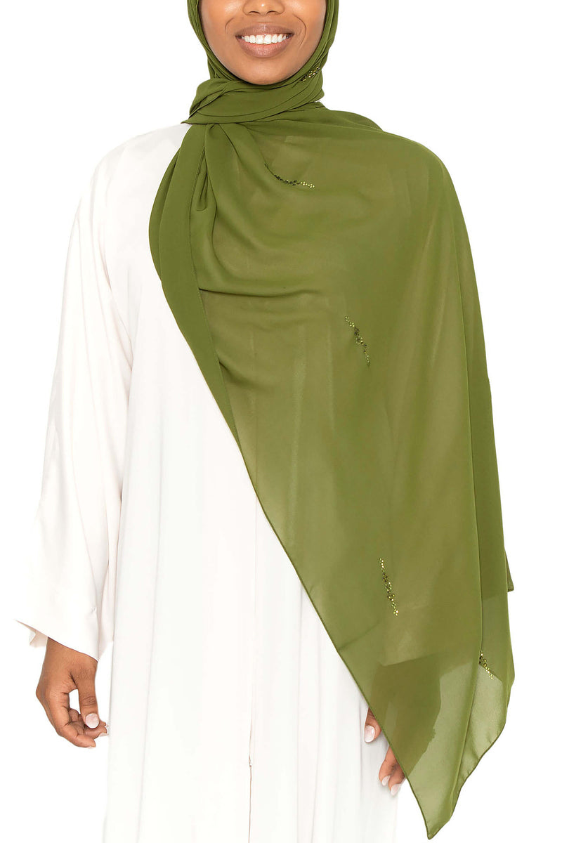 Honey Dip in Olive | Al Shams Abayas 1