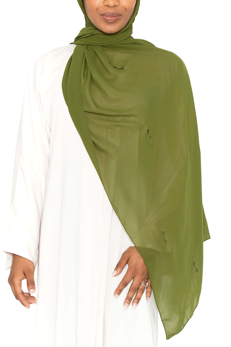 Honey Dip in Olive | Al Shams Abayas 2