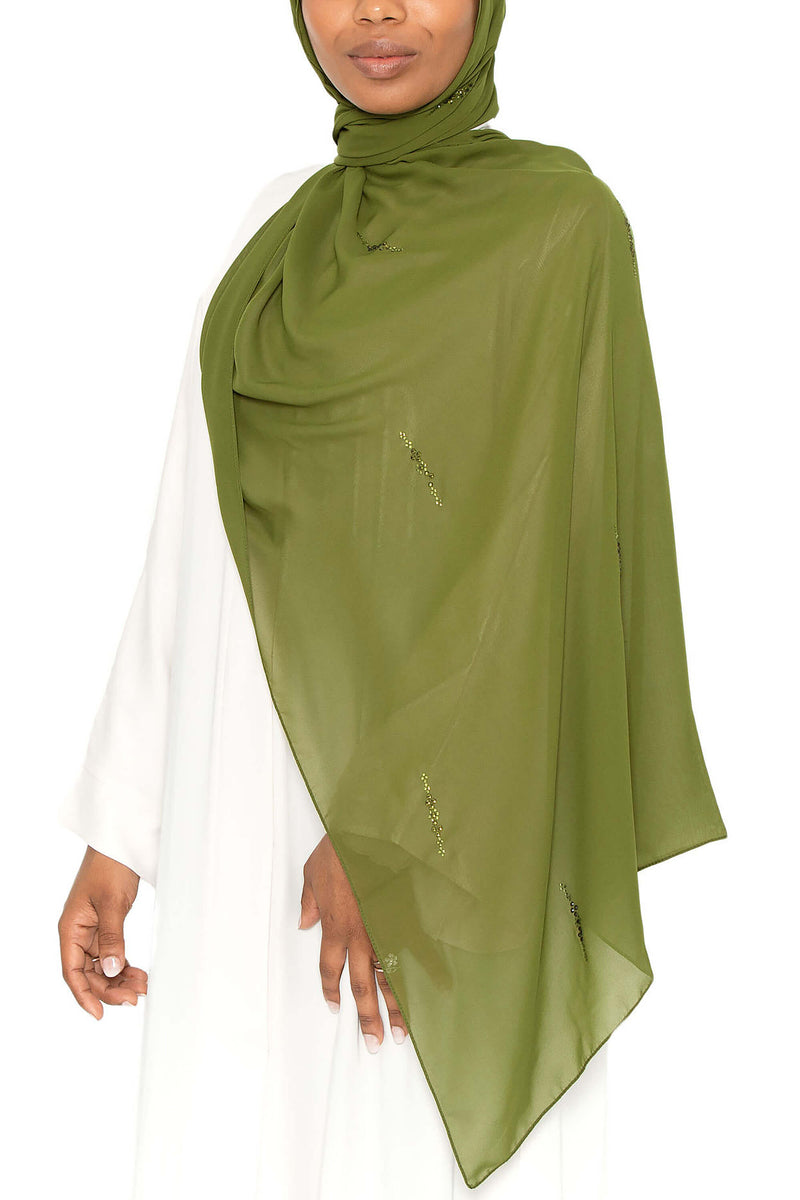 Honey Dip in Olive | Al Shams Abayas 3