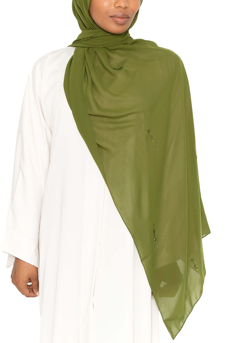 Honey Dip in Olive | Al Shams Abayas 4