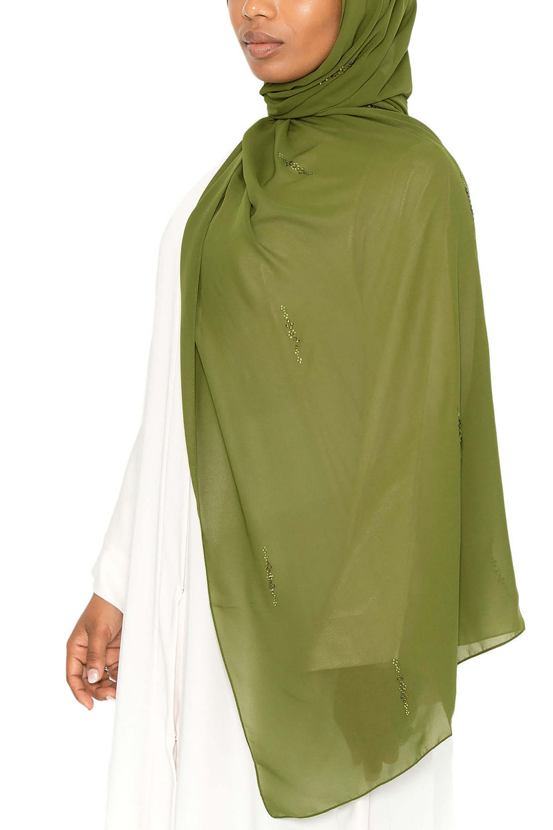 Honey Dip in Olive | Al Shams Abayas 5