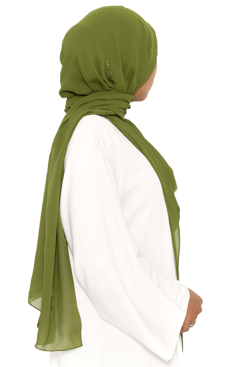 Honey Dip in Olive | Al Shams Abayas 7