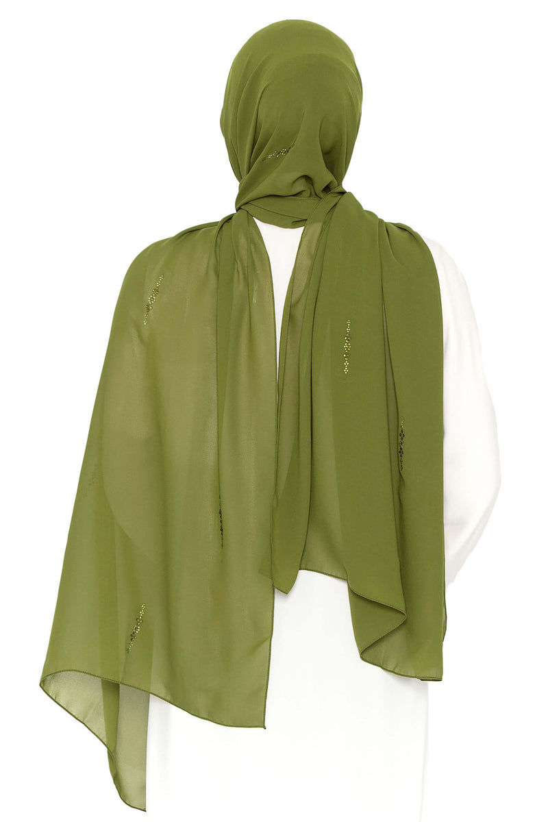 Honey Dip in Olive | Al Shams Abayas 9
