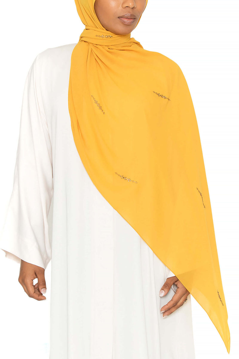 Honey Dip in Sun Gold | Al Shams Abayas 1