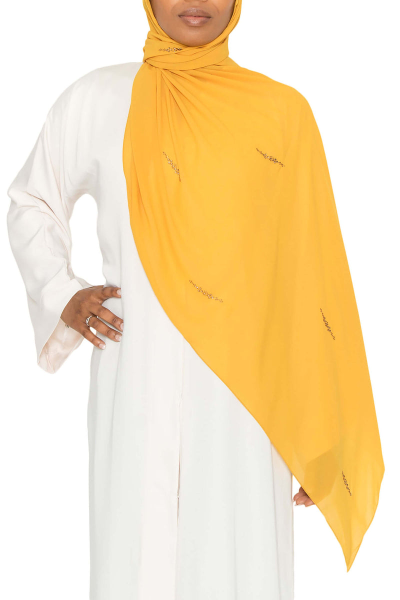 Honey Dip in Sun Gold | Al Shams Abayas 5