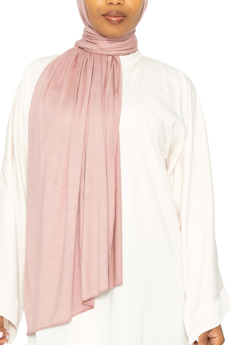 Jersey Hijab Blush Pink | Al Shams Abayas 2