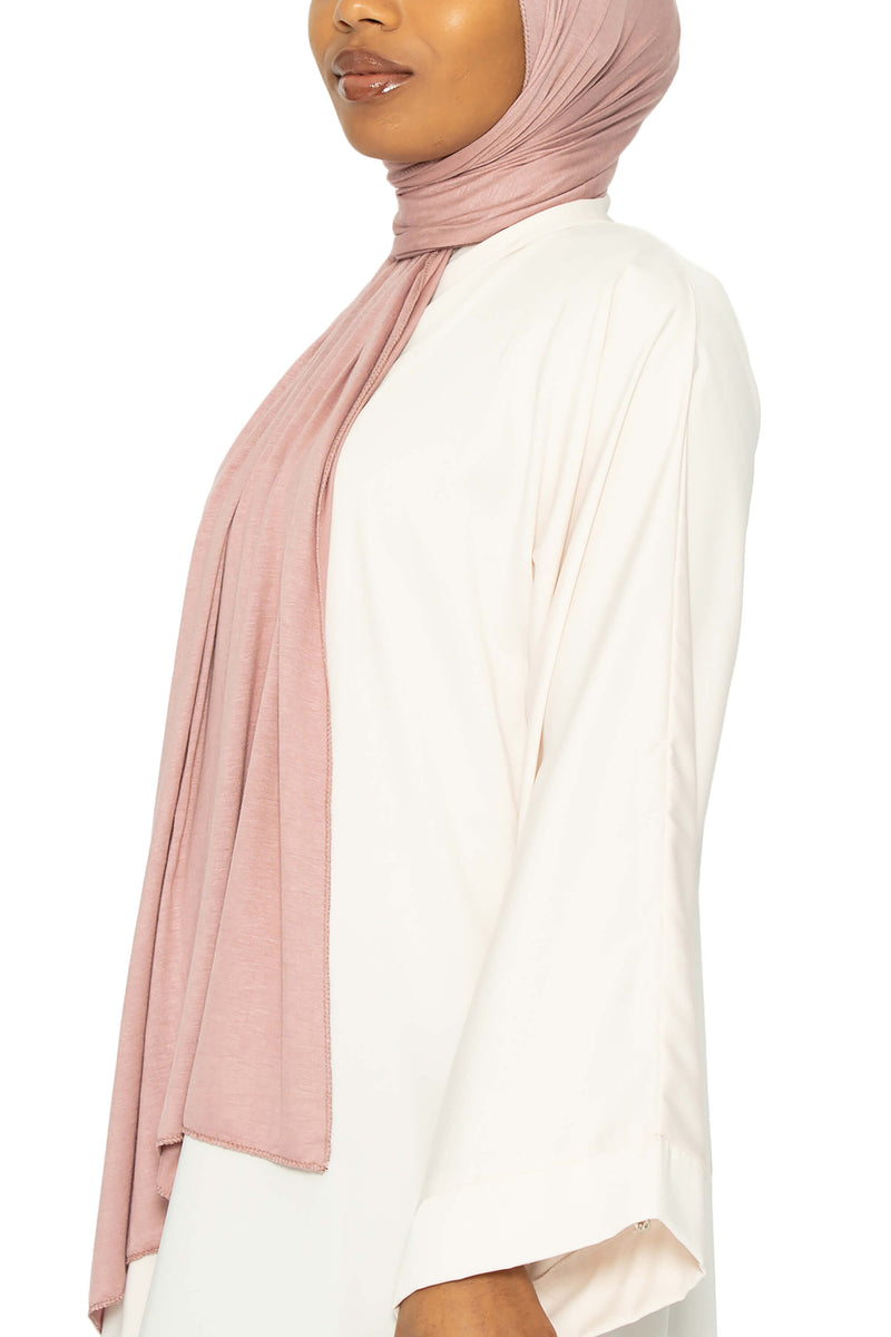 Jersey Hijab Blush Pink | Al Shams Abayas 4