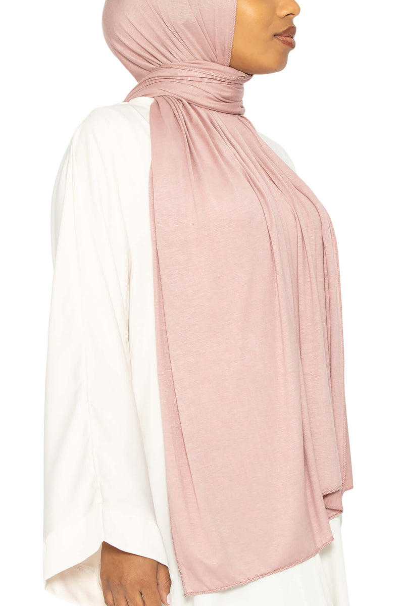 Jersey Hijab Blush Pink | Al Shams Abayas 8