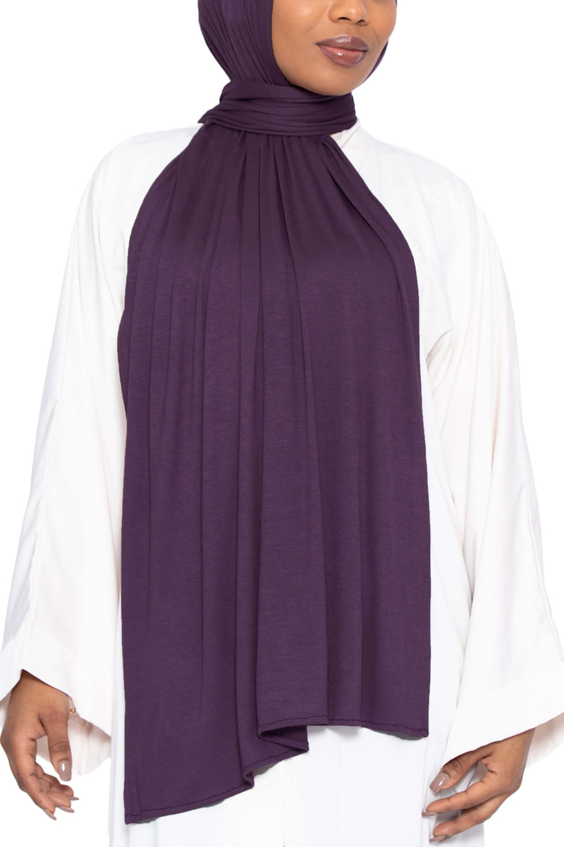 Jersey Luscious Plum | Al Shams Abayas_4