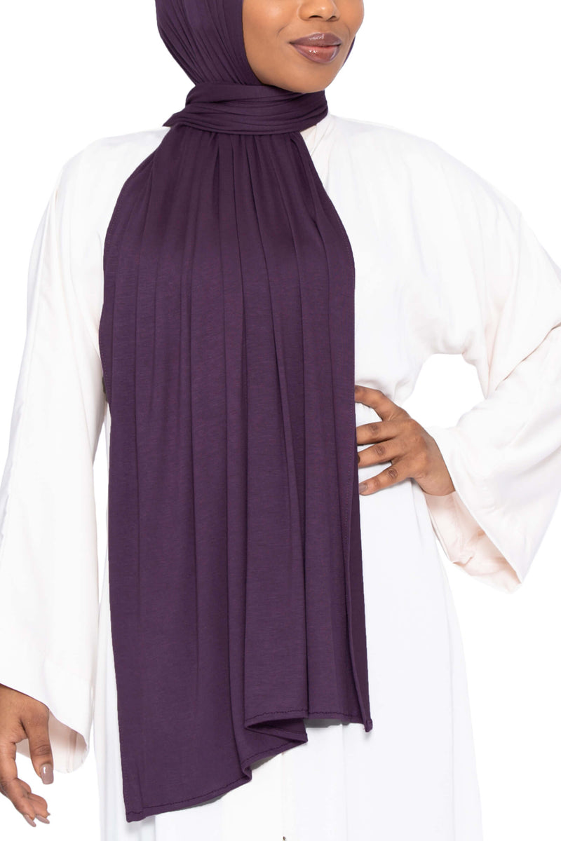 Jersey Luscious Plum | Al Shams Abayas_1