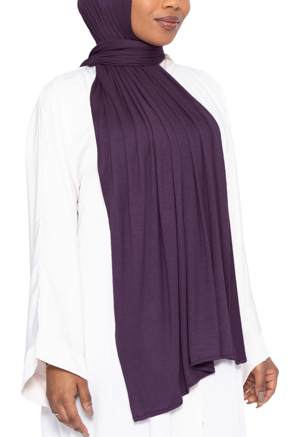 Jersey Luscious Plum | Al Shams Abayas_2