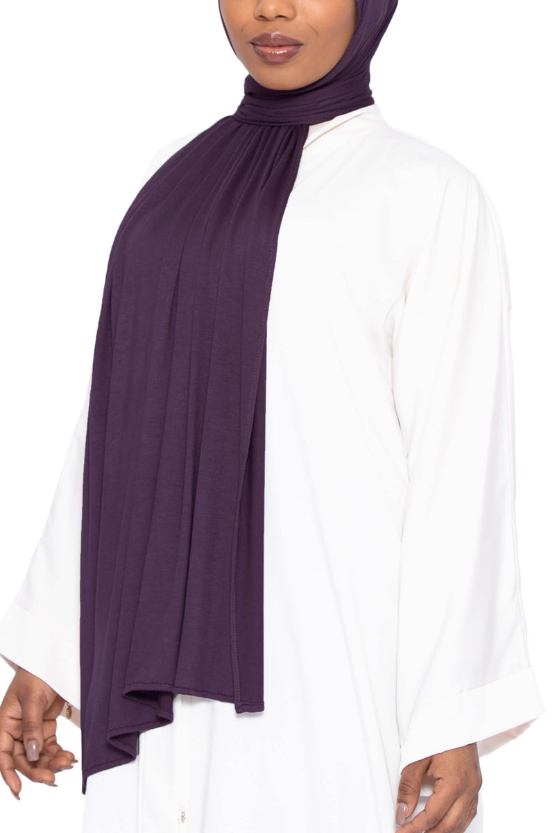 Jersey Luscious Plum | Al Shams Abayas_3